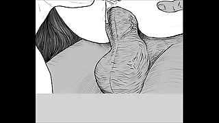 Speed drawing - FFM Threesome away from artist Kramer Krameroff